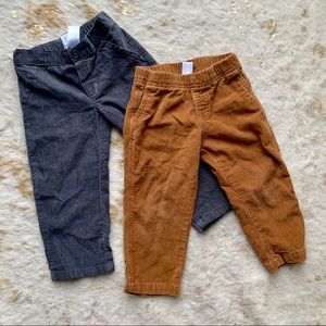 Pair of 2t/24m corduroy pants